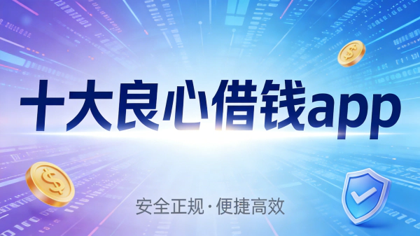 2026年十大良心借钱App推荐:正规低息平台实测分享